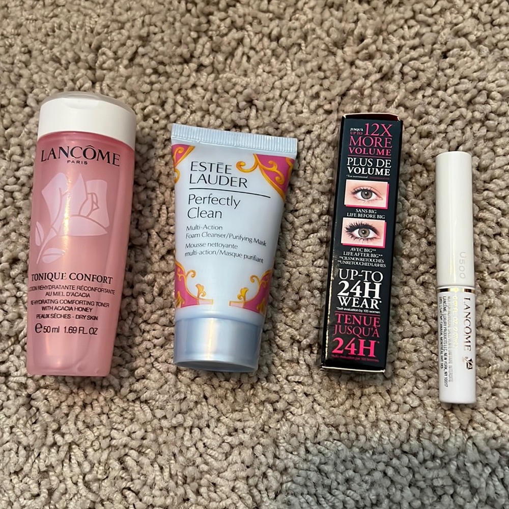 Lancôme and Estée Lauder travel size variety pack.  New